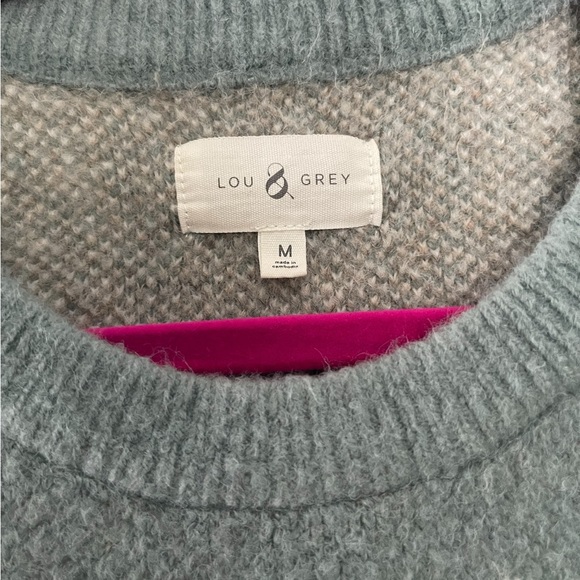 Lou & Grey Mountain Landscape Sweater - Gray and Tan - Picture 4 of 4